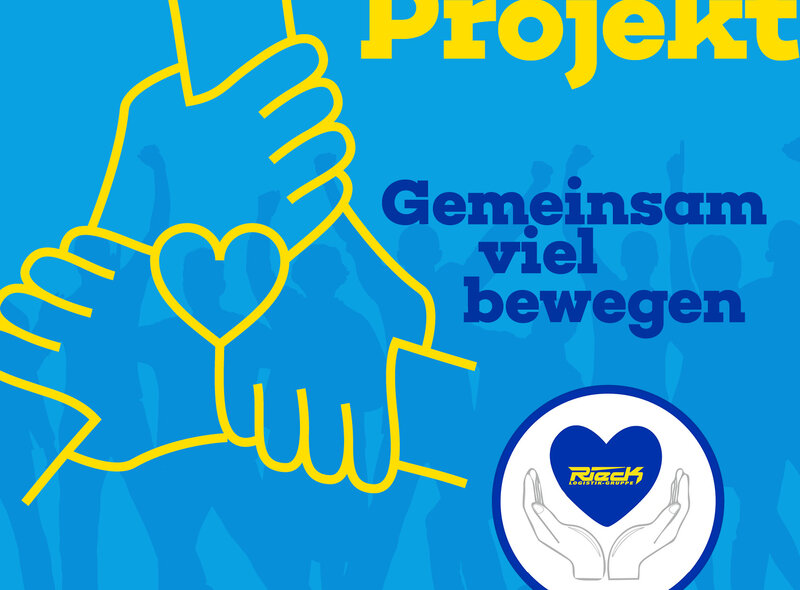 Blaues Template Herzensprojekt